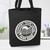 Anna B Canvas Tote Support Your Local Yarn Store (Black)