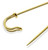 Dritz Skirt Kilt Pins 3" (Brass)