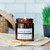 Wax and Wool Pure Soy Wax Candle Sun Break (Amber)