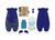 Kiriki Press Felt Doll Kit Glowbear