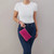 Hobo Darcy Convertible Crossbody Clutch Cactus Flower