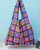 The Peach Fuzz Folding Shopper Tote (Granny Square)
