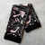 Lantern Print Co. Bandana Midnight Mushroom (Dusty Pink)