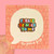 The Peach Fuzz Enamel Pin (Please Be Nice To Me)