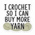 Shady Pines Vinyl Sticker (Buy More Yarn - Crochet)