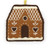 Kiriki Press Felt Ornament Kit (Gingerbread House)