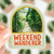 1canoe2 Sticker (Weekend Wanderer)