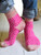 Neon Checkers Socks