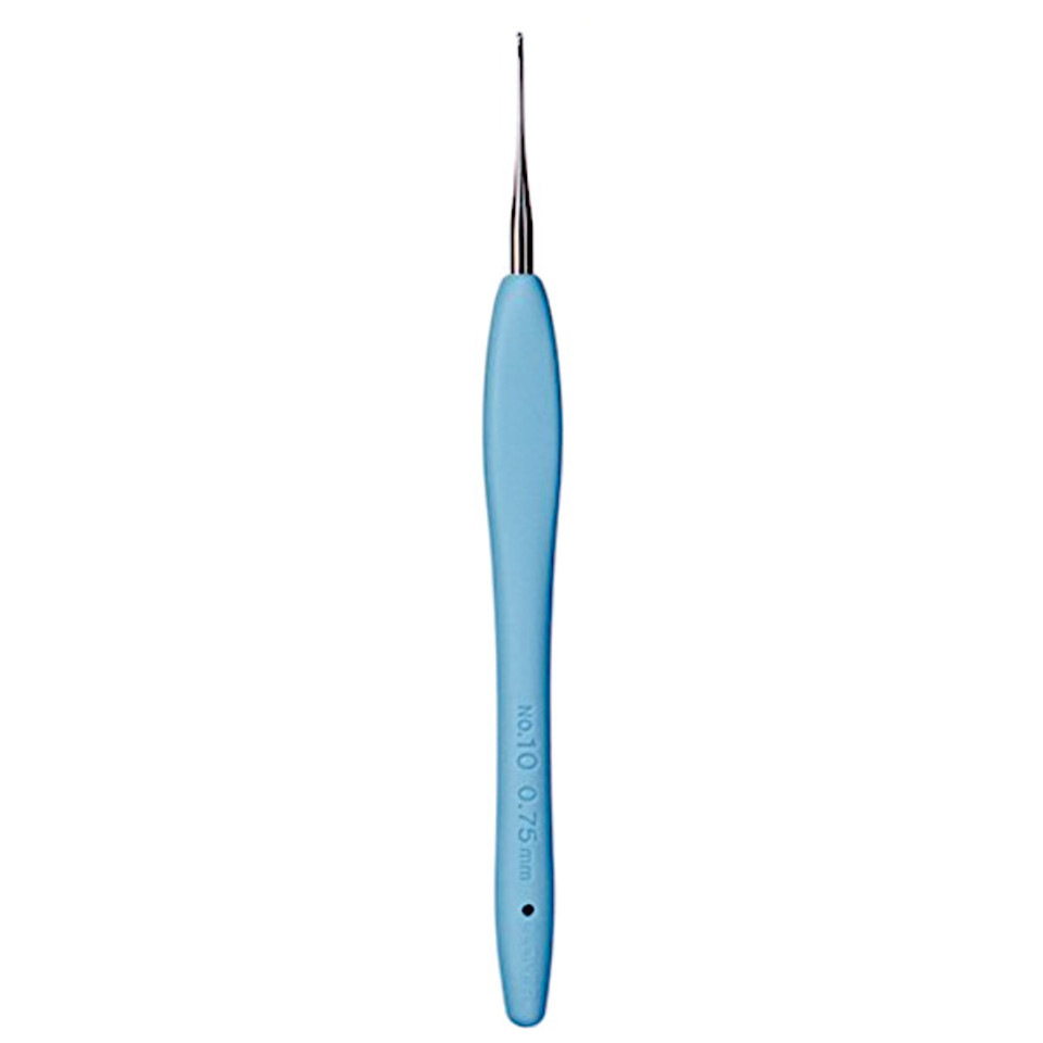 Clover Amour 12 mm Crochet Hook, Blue - 1058 - Hobiumyarns