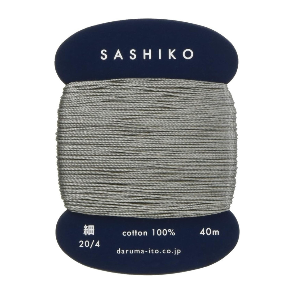 Daruma Carded Sashiko Thread - Off White (No. 202) Thin (20/4)