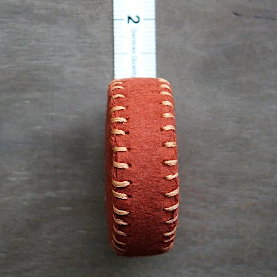 Never Not Knitting Hand-Stitched Leather Tape Measure - The Websters