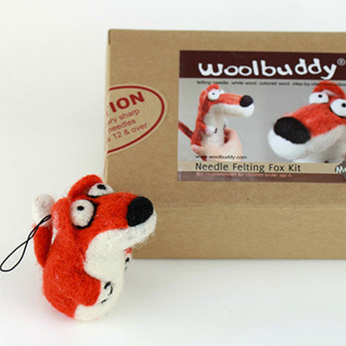 Woolbuddy Needle Felting Frog Kit