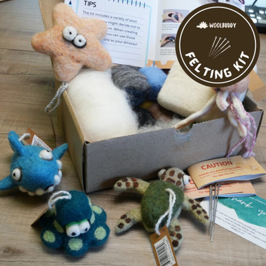 Woolbuddy Needle Felting Kit Llama - The Websters