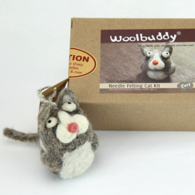 Woolbuddy Needle Felting Kit Narwhal