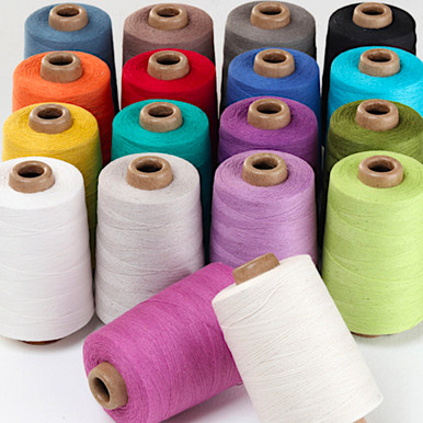 New Spools of Cotton Weaving yarn