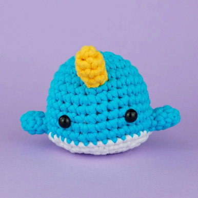 Woobles Beginner Crochet Kit Bjorn Narwhal - The Websters
