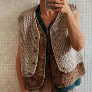 Class Knit Vest Pelica Session B - The Websters