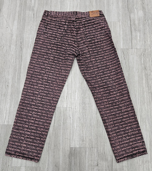 Supreme Jacquard Repeat Denim sz 34 Supreme Jacquard Repeat Denim sz 34