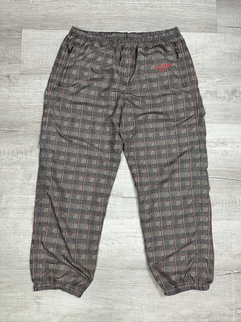 Supreme Classic Logo Joggers Plaid sz M Supreme Classic Logo Joggers Plaid sz M