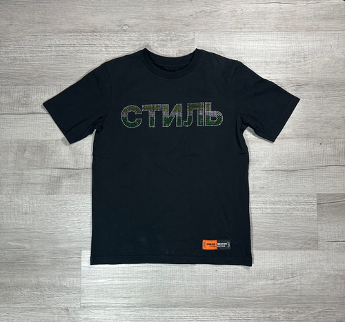 Heron Preston Crystal Tee Black sz M