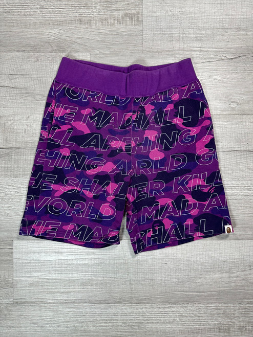 Bape Purple Camo Shorts sz M