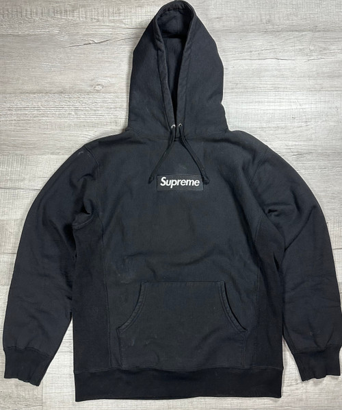 Supreme Box Logo Hoodie Black sz XL