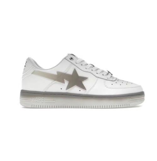 DS Bapesta Gradient White Grey sz 6