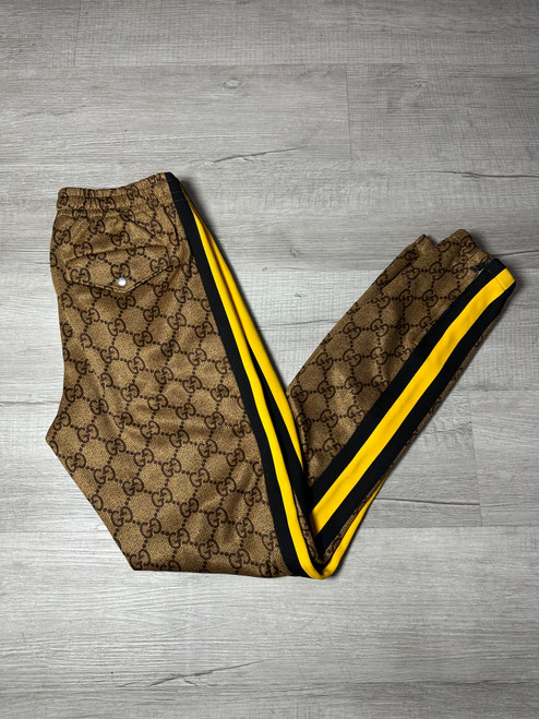 Gucci Monogram Track Pants sz M