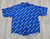 Balenciaga Repeat Logo Button Up Blue sz Small