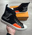Louis Vuitton Tattoo Trainer Black Orange sz 9