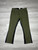 Gallery Dept. Pinstripe Carpenter Flared Pants Olive sz 34