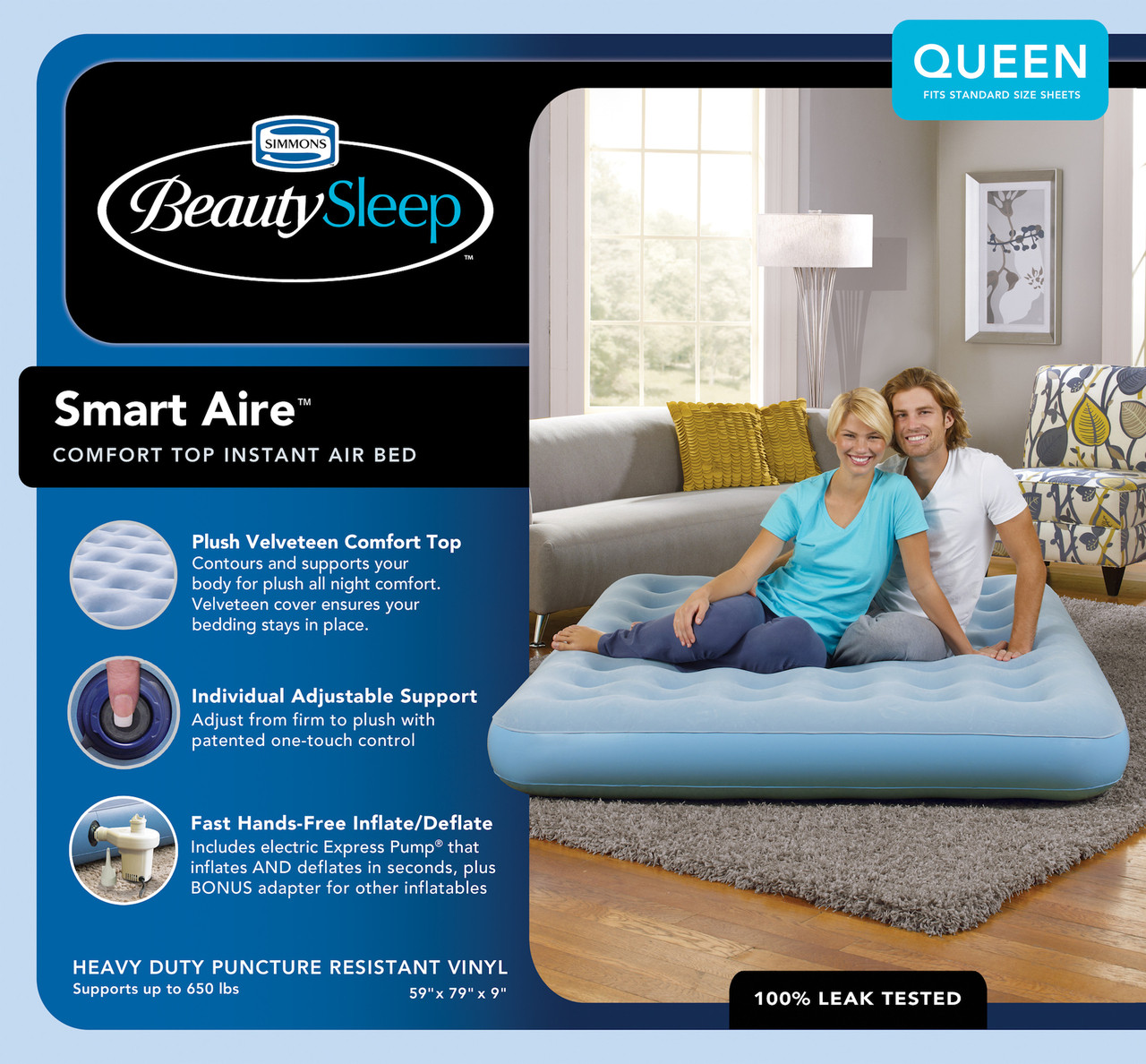 beauty sleep air mattress