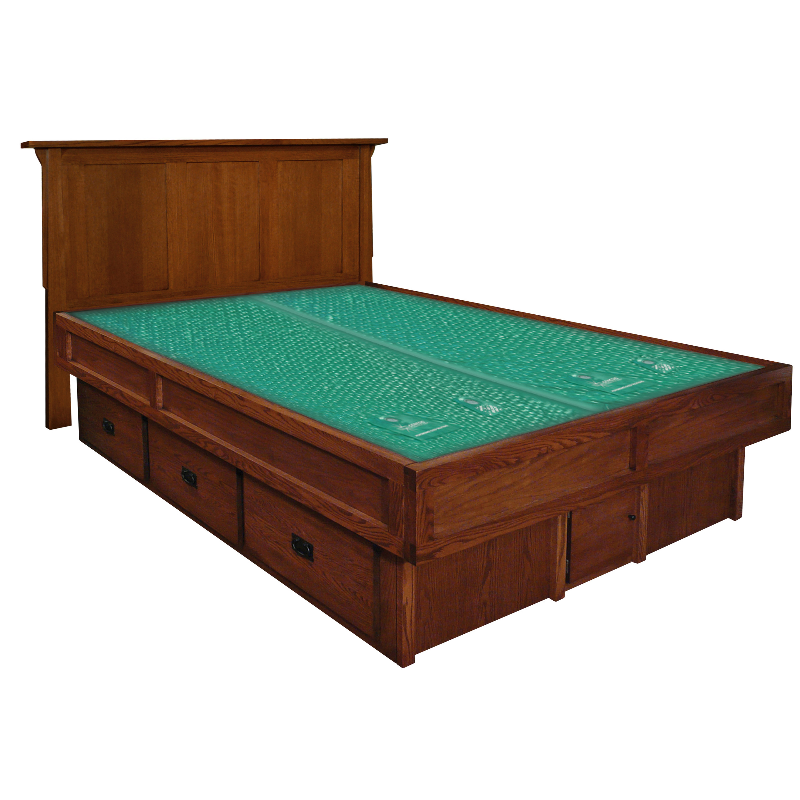 Waterbed Frame Wood bed for a waterbed Wooden Frame waterbed
