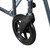 Deluxe Fly Weight Aluminum Transport Chair With Removable Casters