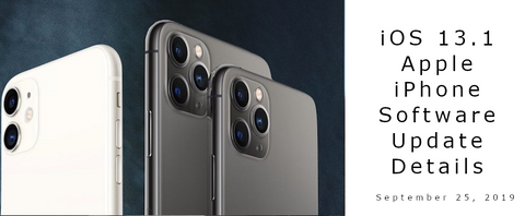 iOS 13.1 Released for Download
