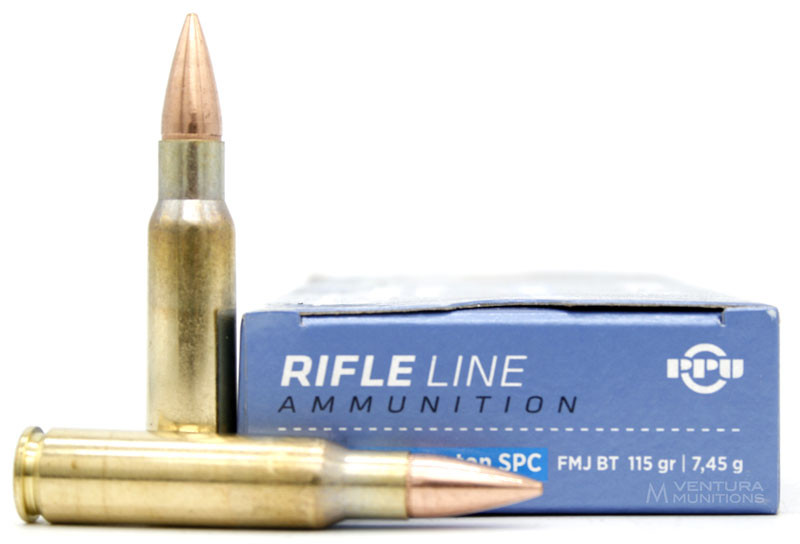 Prvi Partizan 6.8 SPC 115gr FMJ-BT Ammo - 20 Rounds - Ventura