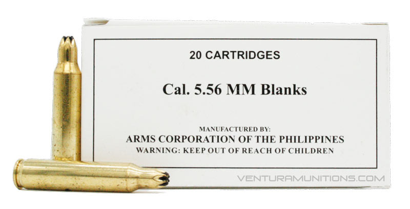 Armscor M200 5.56x45mm Blank Ammo - 20 Rounds - Ventura Munitions