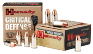 Hornady 9mm 115gr FTX Critical Defense Ammo - 25 Rounds Hornady 9mm 115gr FTX Critical Defense Ammo - 25 Rounds