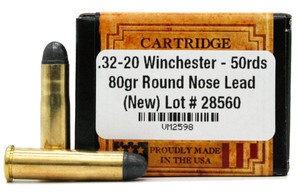 Ventura Heritage 32-20 Winchester 80gr RN Ammo - 50 Rounds Ventura Heritage 32-20 Winchester 80gr RN Ammo - 50 Rounds