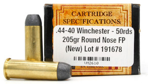 Ventura Heritage 44-40 Winchester 205gr RNFP Ammo - 50 Rounds Ventura Heritage 44-40 Winchester 205gr RNFP Ammo - 50 Rounds