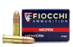 Fiocchi Shooting Dynamics .22 LR 40gr HV Copper Plated RN - 50 Rounds Fiocchi Shooting Dynamics .22 LR 40gr HV Copper Plated RN - 50 Rounds