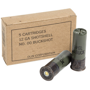 Winchester Military Grade 12ga 2.75" 00 Buckshot - 5 Rounds Winchester Military Grade 12ga 2.75" 00 Buckshot - 5 Rounds