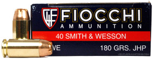 Fiocchi Shooting Dynamics 40 S&W 180gr JHP Ammo - 50 Rounds Fiocchi Shooting Dynamics 40 S&W 180gr JHP Ammo - 50 Rounds