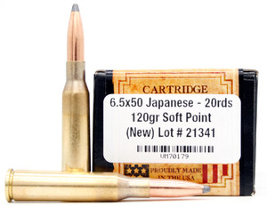 Ventura Heritage 6.5x50 Japanese 120gr SP Ammo - 20 Rounds Ventura Heritage 6.5x50 Japanese 120gr SP Ammo - 20 Rounds