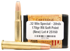 Ventura Heritage 32 Win Special 170gr SP New Ammo - 20 Rounds Ventura Heritage 32 Win Special 170gr SP New Ammo - 20 Rounds