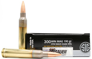 Sig Sauer Elite Performance 300 Win Mag 190gr Match OTM Ammo - 20 Rounds Sig Sauer Elite Performance 300 Win Mag 190gr Match OTM Ammo - 20 Rounds