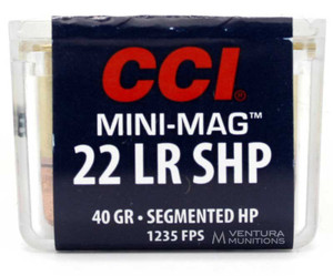 CCI Mini-Mag 22LR 40gr Segmented HP Ammo - 100 Rounds CCI Mini-Mag 22LR 40gr Segmented HP Ammo - 100 Rounds