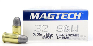 Magtech 32 S&W 85gr LRN Ammo - 50 Rounds Magtech 32 S&W 85gr LRN Ammo - 50 Rounds