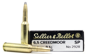 Sellier & Bellot 6.5 Creedmoor 140gr SP Ammo - 20 Rounds Sellier & Bellot 6.5 Creedmoor 140gr SP Ammo - 20 Rounds