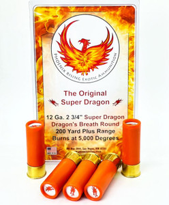 Phoenix Rising 12ga 2.75" Super Dragon's Breath Ammo - 5 Rounds